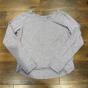 Lululemon lilac wild twist Long Sleeve Top size 6